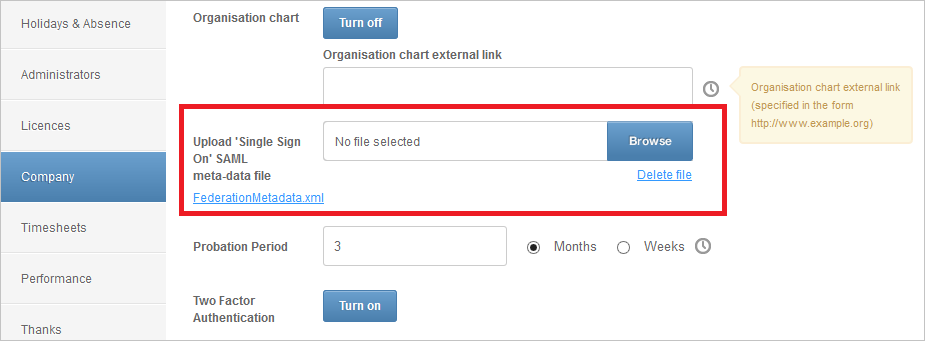 Configurar logon único