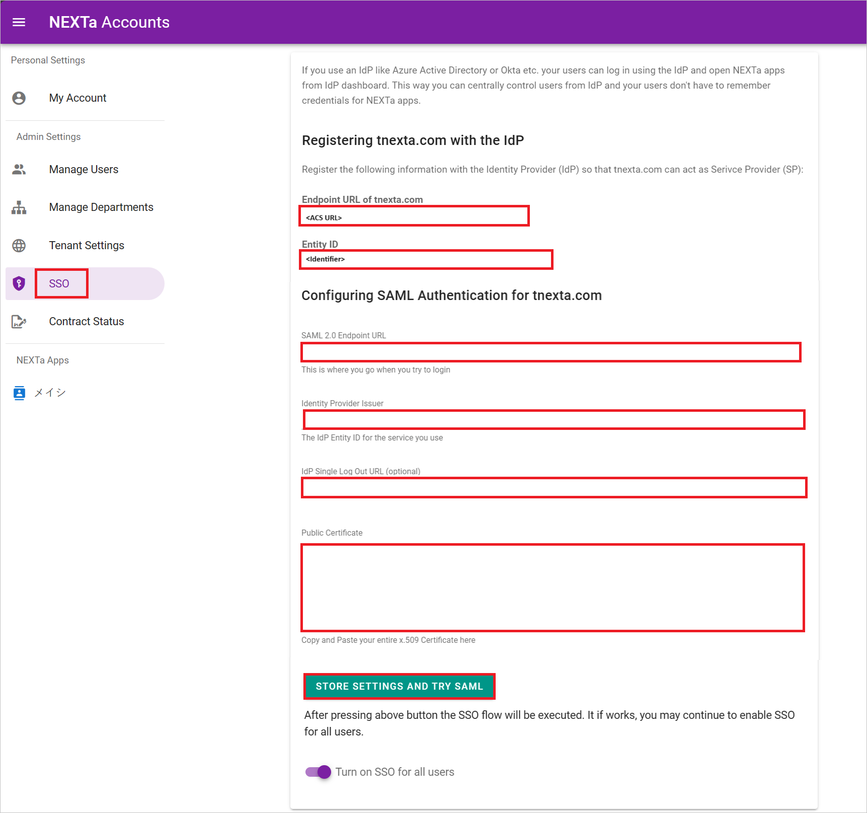 A captura de tela mostra a Configuração.