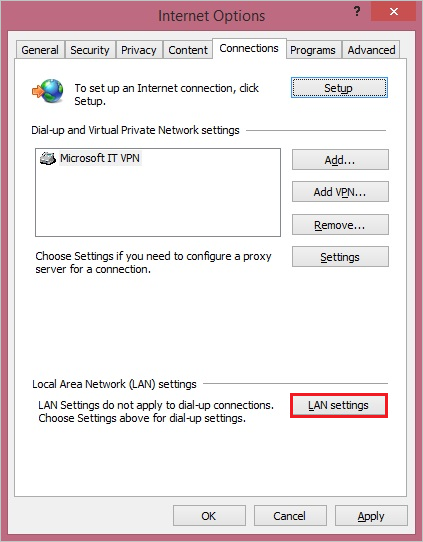 Connections Connections tab