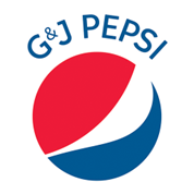 Logótipo do G&J Pepsi-Cola Bottlers.