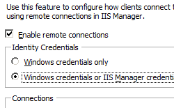 Screenshot that shows the Actions Pane. Nothing is listed under No Grouping.