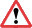 Uma imagem de um símbolo de aviso aparece antes de uma nota de AVISO. A imagem é de um triângulo com um ponto de exclamação no meio.