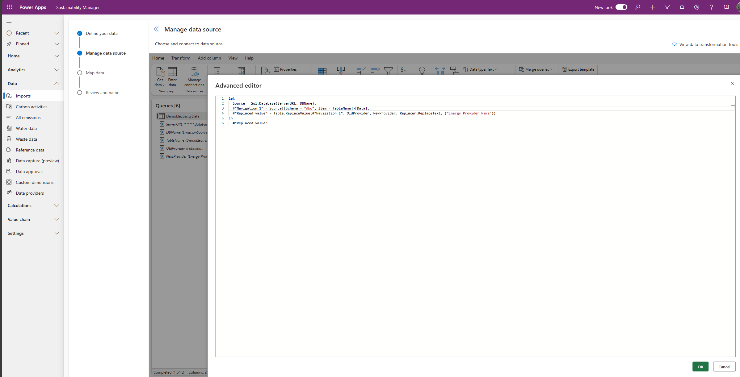 Captura de tela mostrando como usar o editor avançado.