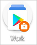 Captura de tela da pasta de perfil de trabalho no Nexus 5X.
