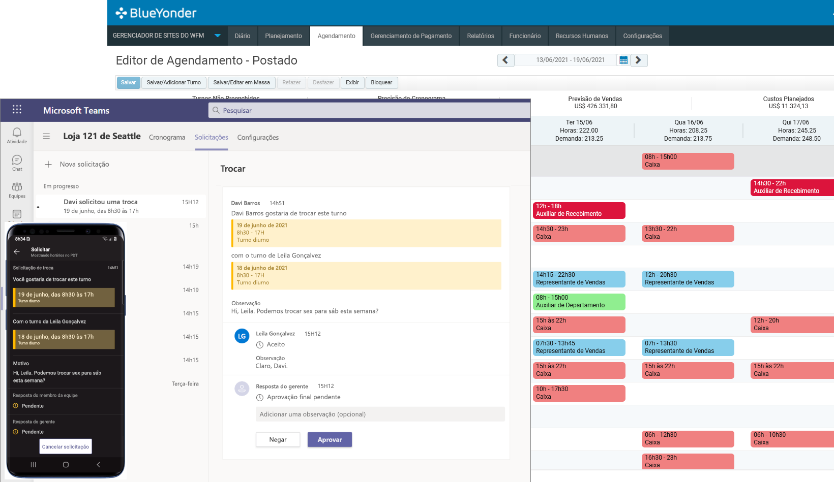 Conectores de Turnos prontos para produção - Teams