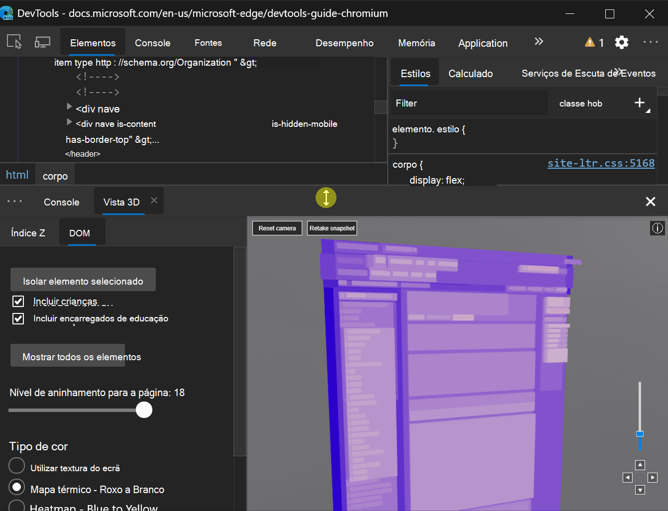 Redimensionar a Gaveta no Microsoft Edge 83