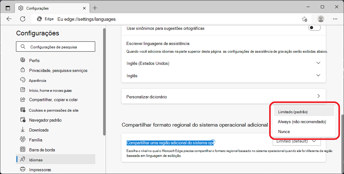 Definindo as Configurações do Sistema – Dataplace EAD & WebHelp