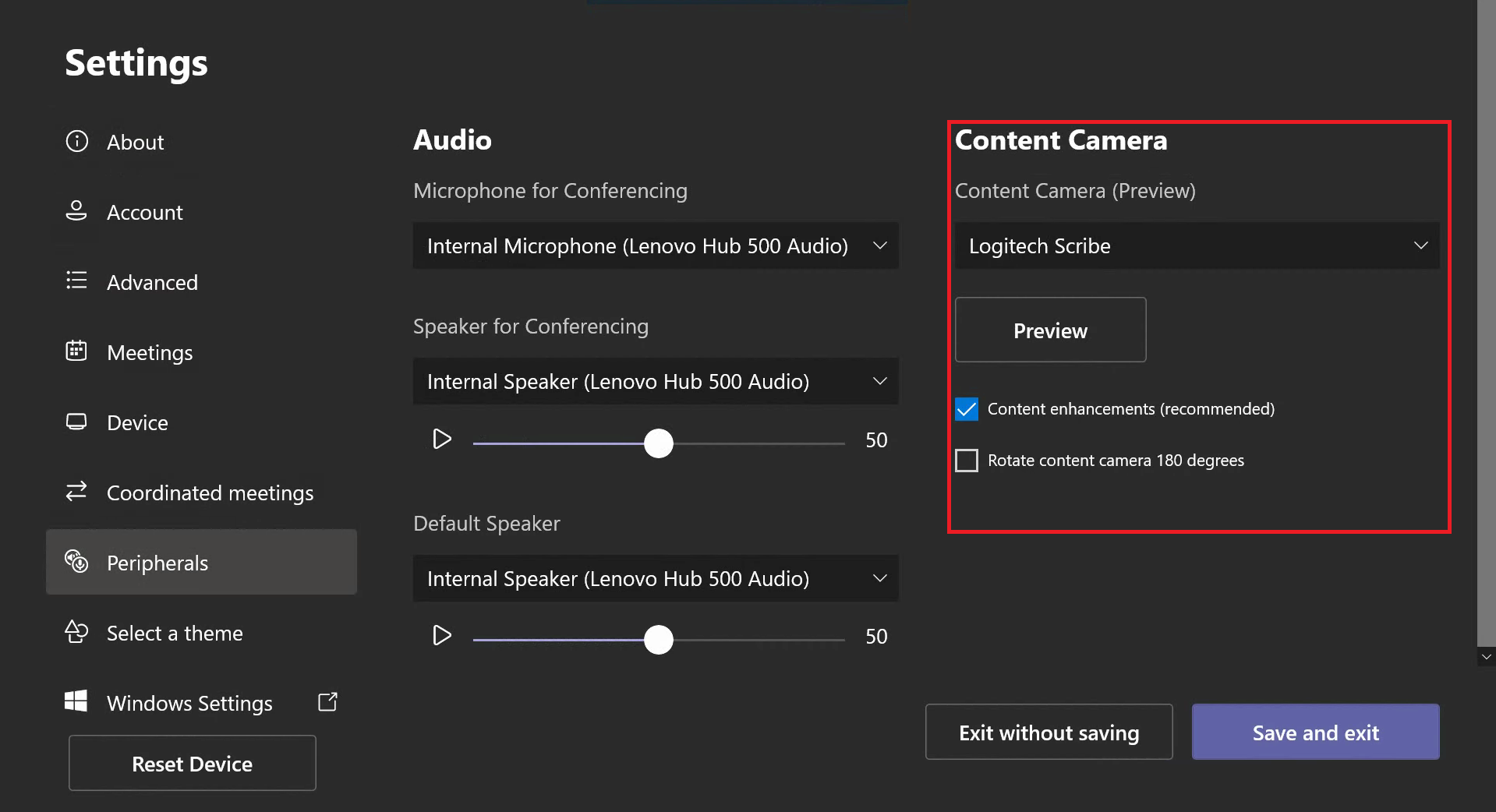 Saiba como configurar as câmeras de conteúdo - Microsoft Teams | Microsoft  Learn