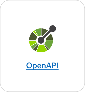 A captura de tela mostra o bloco ícone OpenAPI.
