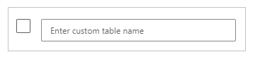 Captura de tela que mostra a caixa em que você pode adicionar um nome de lista.