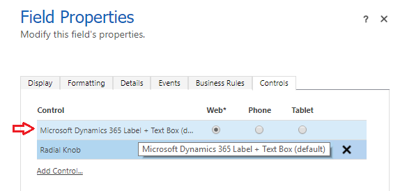 Controle padrão Controle padrão.