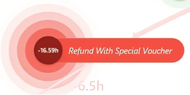Captura de tela do 'Reembolso com Comprovante Especial' com uma comparação de casos.