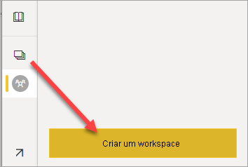 Captura de tela de Criar workspace.