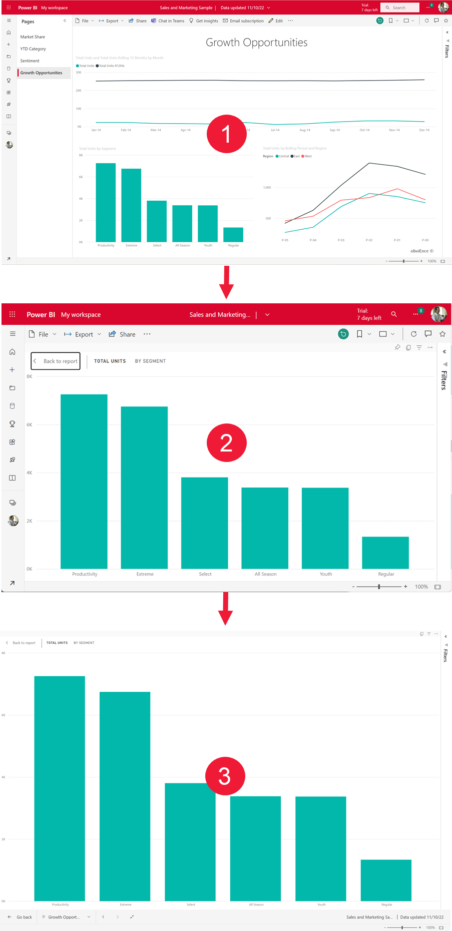 Personalizar botões em relatórios do Power BI - Power BI