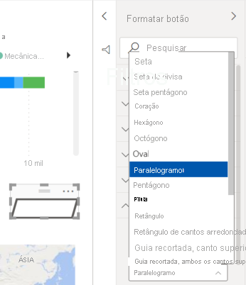 Personalizar botões em relatórios do Power BI - Power BI