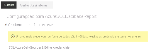 Screenshot of settings for the Azure SQL Database.