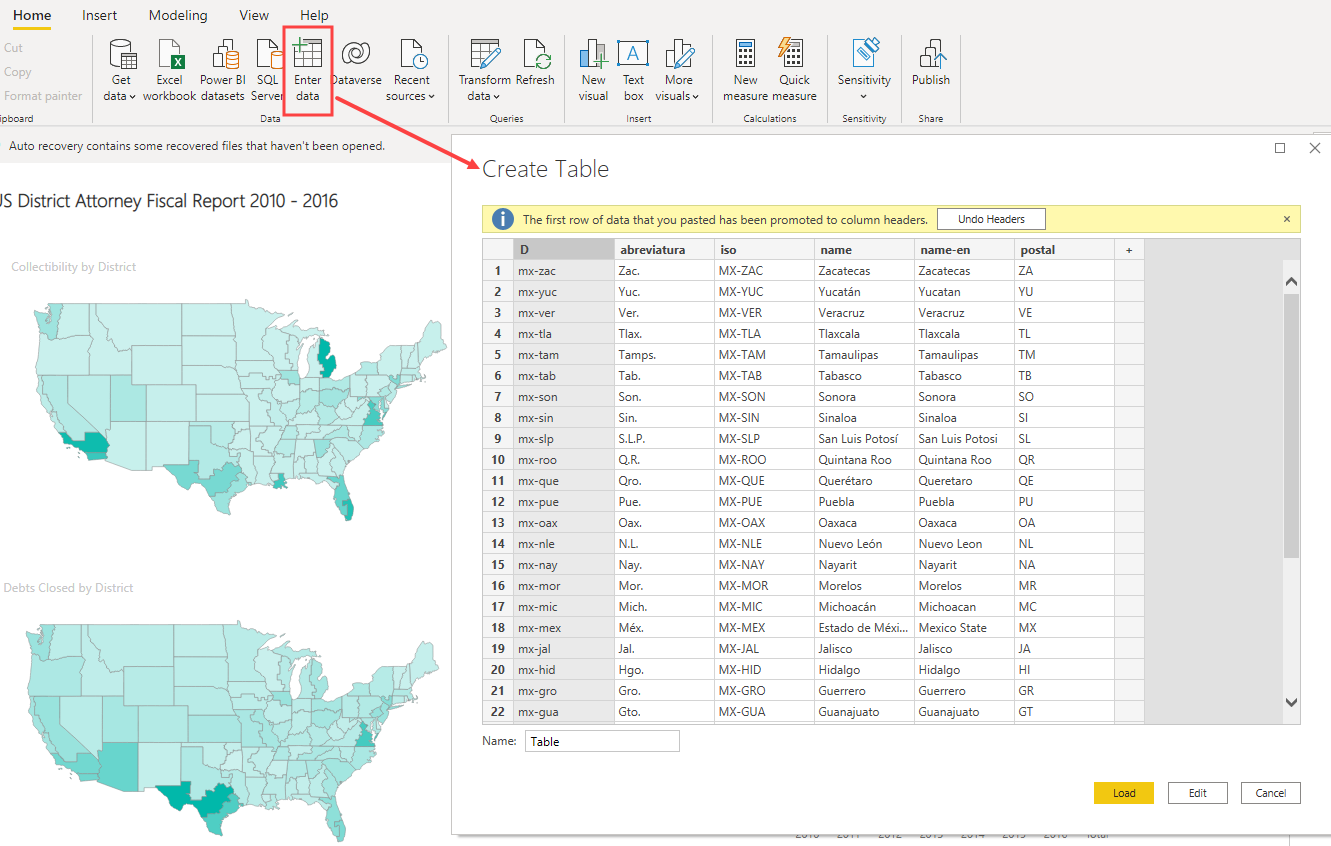 Visualização do Mapa, Dashboard com Power BI: visualizando dados