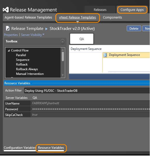 Resource variables