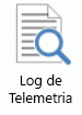 Este ícone representa o Log de Telemetria.