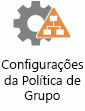 Este ícone representa as configurações de Política de Grupo
