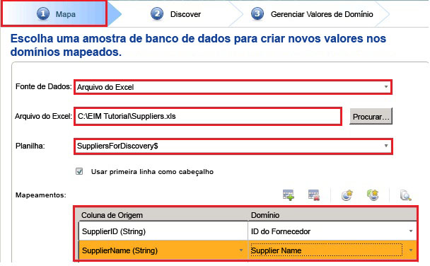 Página Mapa do Processo de Descoberta