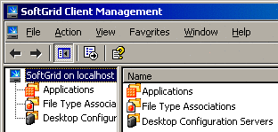 Figura 7 Console de gerenciamento de cliente