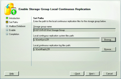 Figura 3 Configurando a LCR