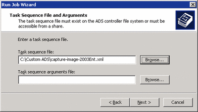 Figure 3 Always Use a Custom Task Sequence