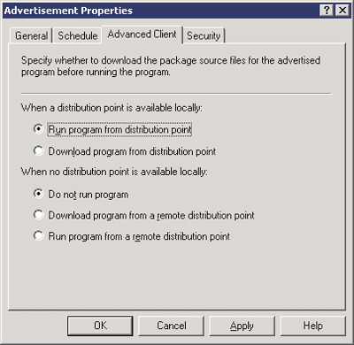 Figure 3 Advertisement Properties