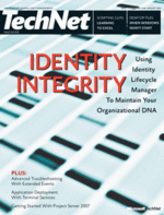 Cover for TechNet Magazine Janeiro 2009