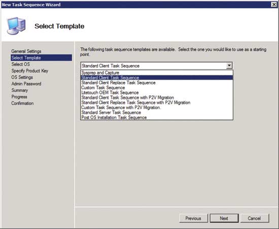 Figure 1 Task Sequences in the MDT