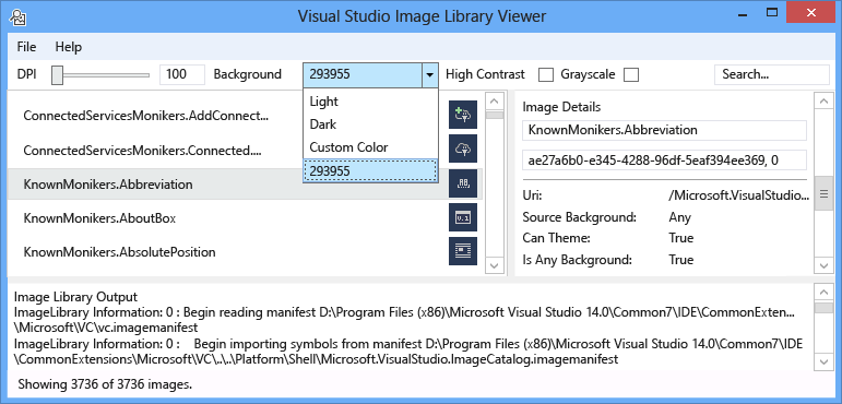 Image Library Viewer Custom Color Image Library Viewer Custom Color