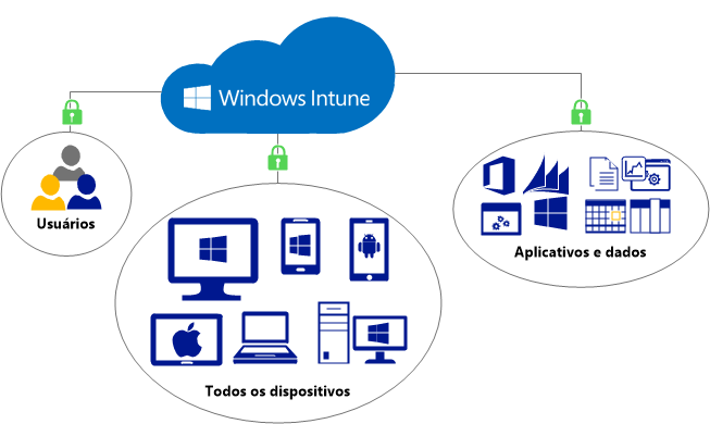 Depois de implementar o Windows Intune Standalone.