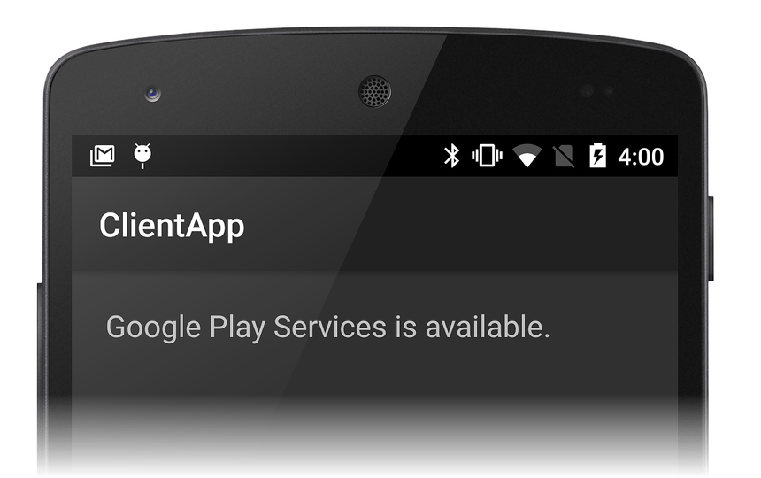 O Google Play Services está disponível