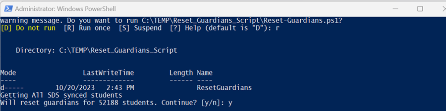 Captura de tela mostrando o script continuado.