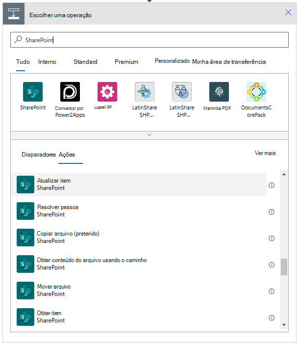 a caixa microsoft power automate