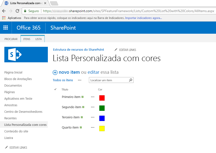 A renderização personalizada do campo