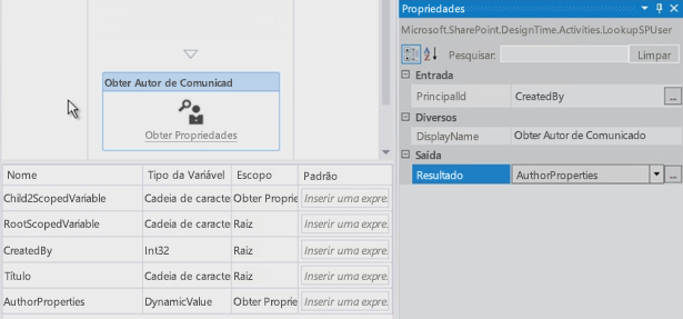 Figure 9. Updating LookupSPUser output