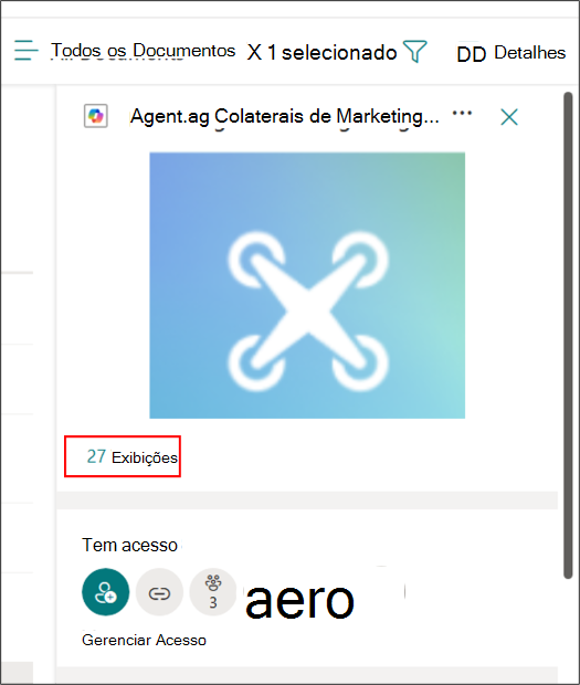 Informações do ficheiro do agente