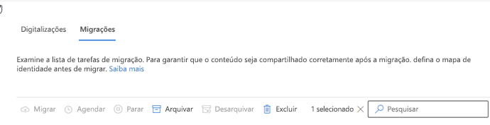 barra de menus de arquivo morto