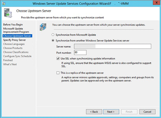 WSUS_Wiz4c WSUS Upstream Server Sync from WSUS SSL