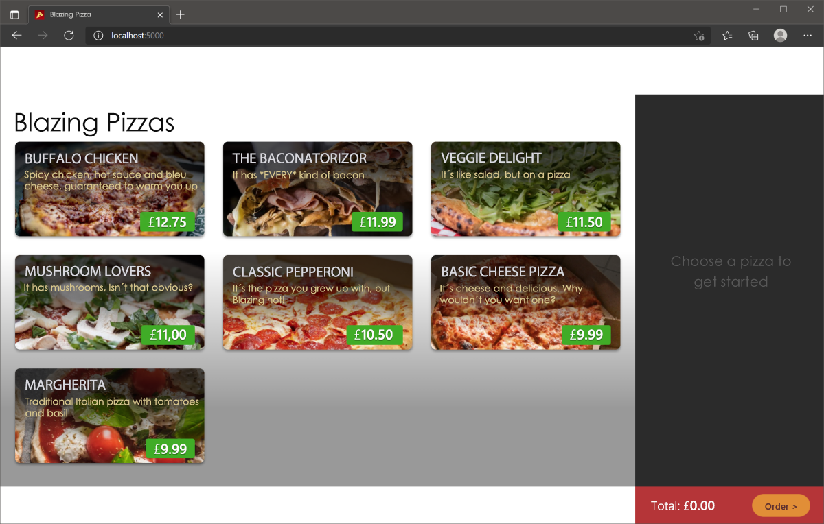 Captura de tela mostrando a barra lateral de ordenação.