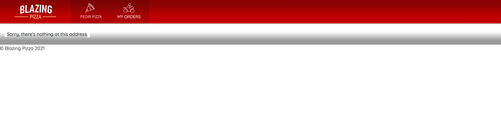 Captura de tela que mostra a página não encontrada bastante aprimorada.