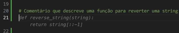 Captura de tela do texto fantasma de preenchimento automático de função inteira.
