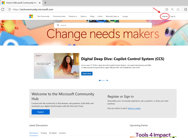 registro da comunidade técnica