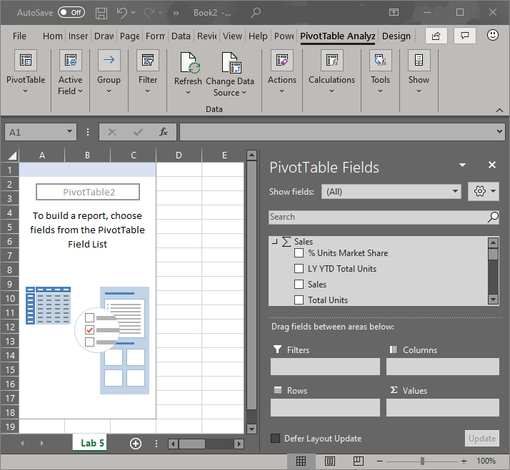 Captura de tela de dados exportados de um relatório para uma pasta de trabalho do Excel.