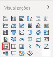 Screenshot that shows the Slider icon selected in the Fields pane.