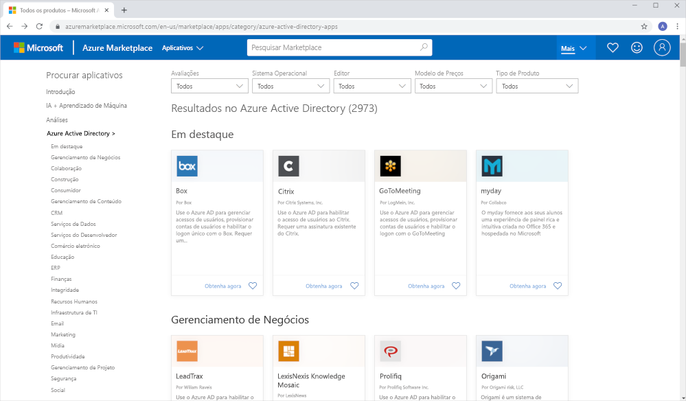 Azure Marketplace.