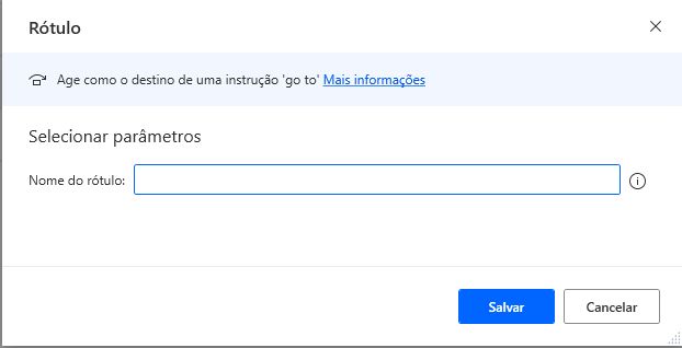 Captura de tela da caixa de diálogo 