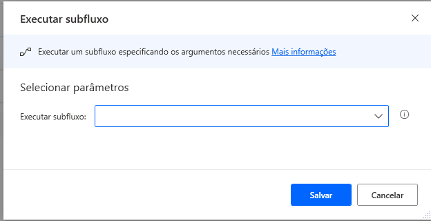 Captura de tela caixa de diálogo 